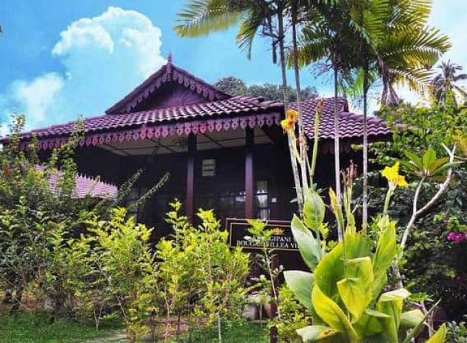 garden villa exterior in sari pacifica resort lang tengah island