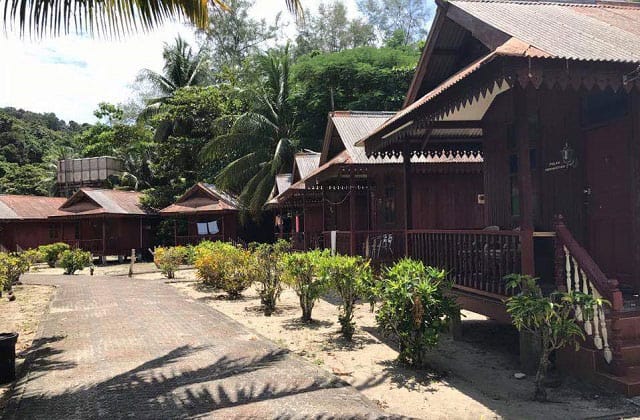 kapas island resort garden chalet exterior